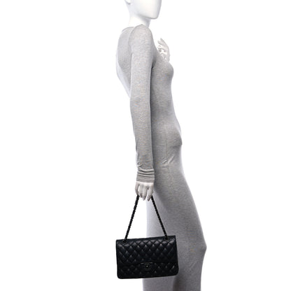 Chanel Lambskin Quilted Medium Double Flap So Black 2 of 10