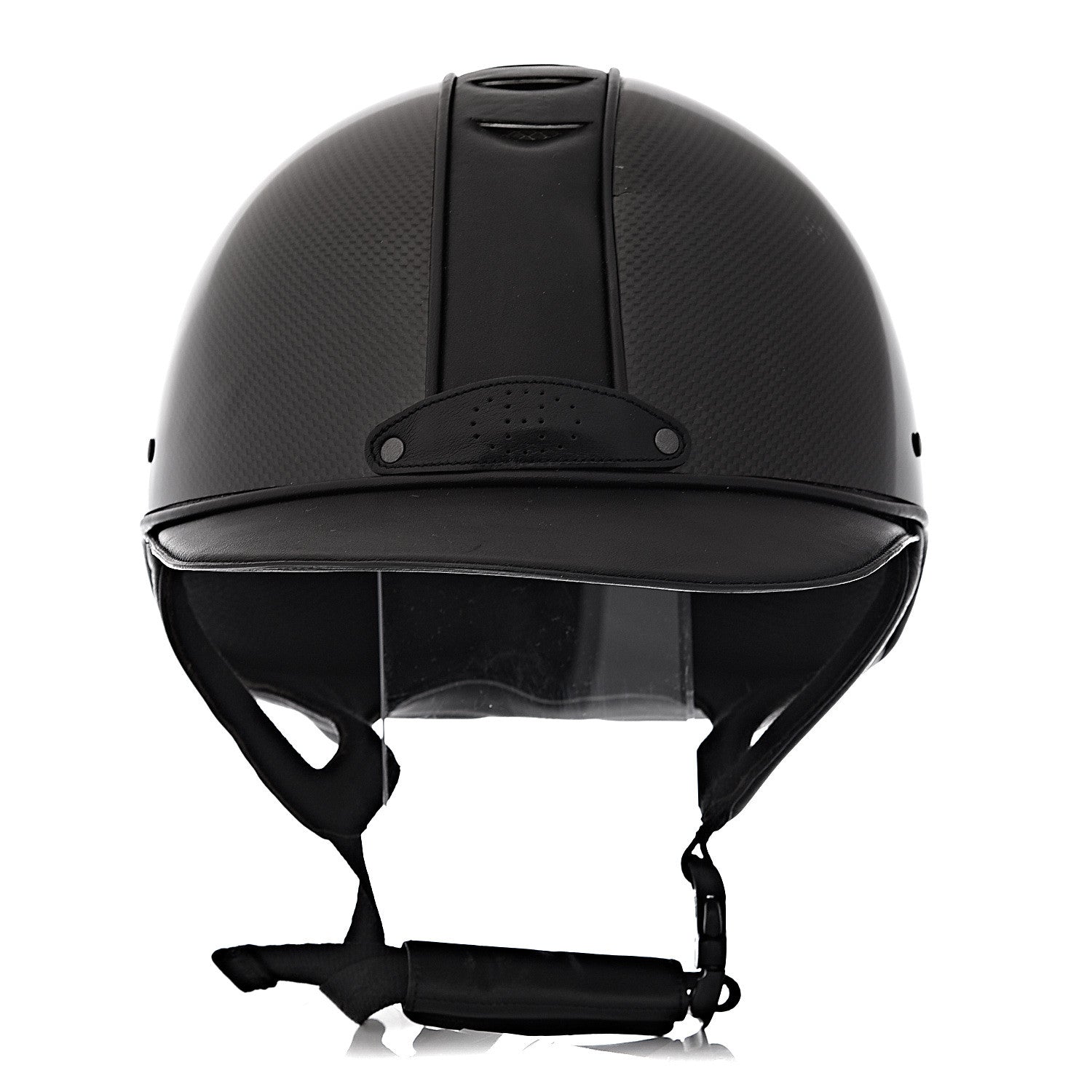 Hermes Carbon Fiber Equestrian Riding Helmet 62 Black 3 of 7