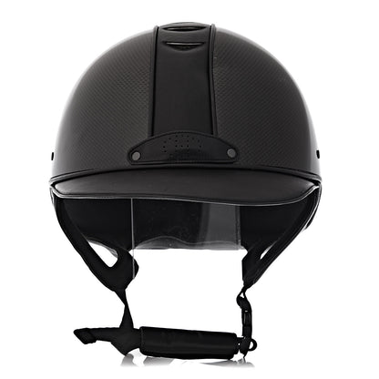 Hermes Carbon Fiber Equestrian Riding Helmet 62 Black 3 of 7