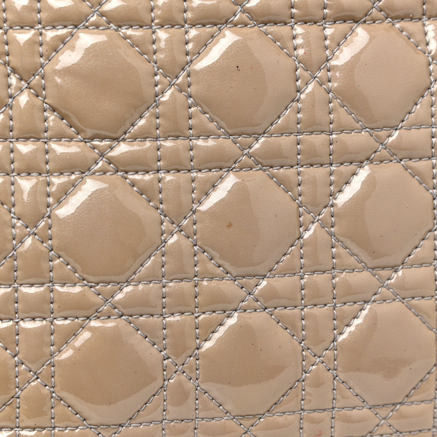 Christian Dior Patent Cannage Large Dior Soft Shopping Tote Beige 16 of 25