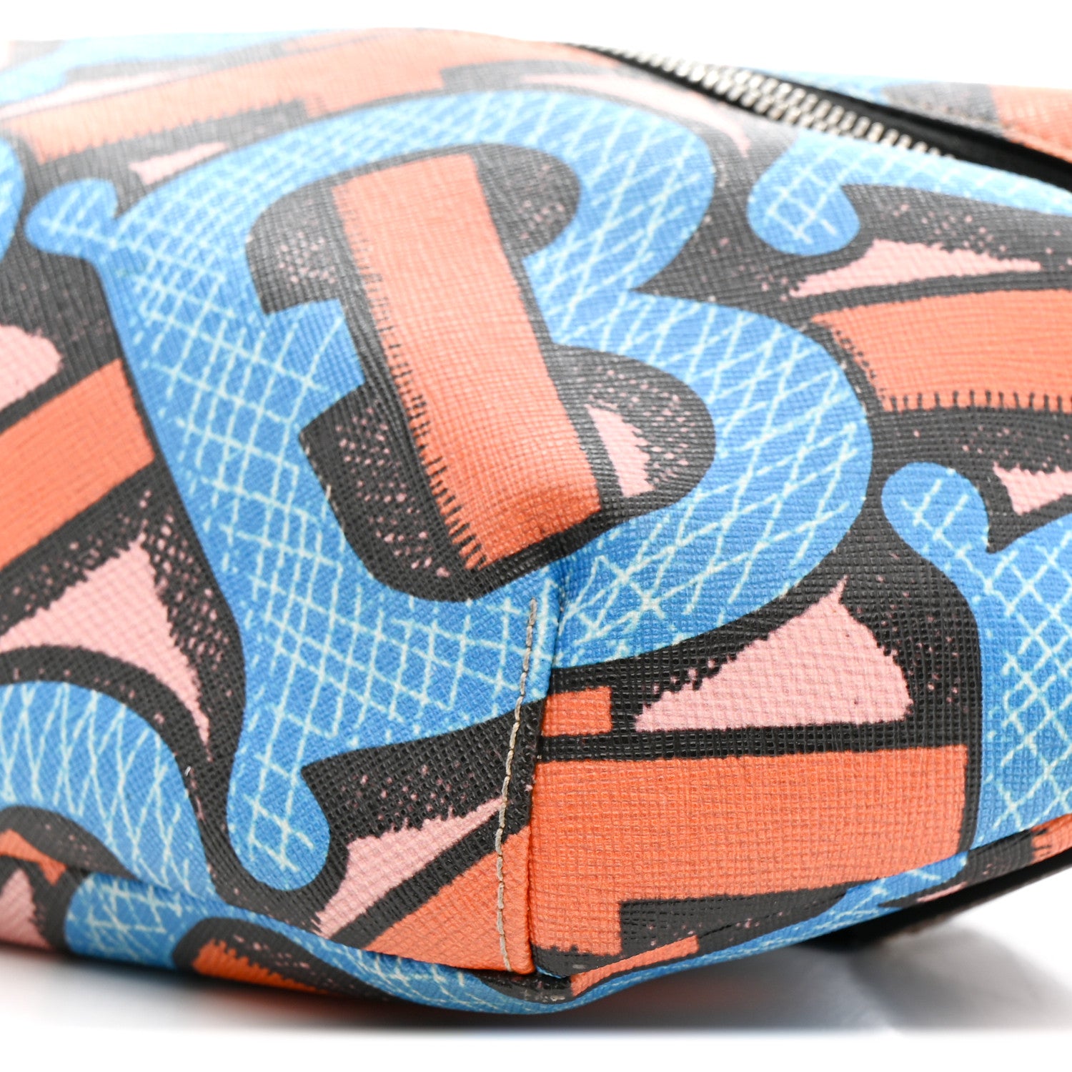Burberry E-Canvas Logo Sonny Bum Bag Bright Cobalt 9 of 11