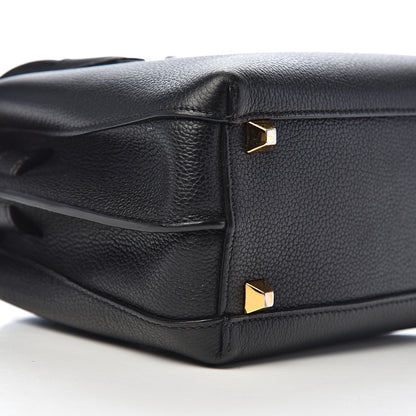MCM Grained Calfskin Mini Milla Tote Black 7 of 11