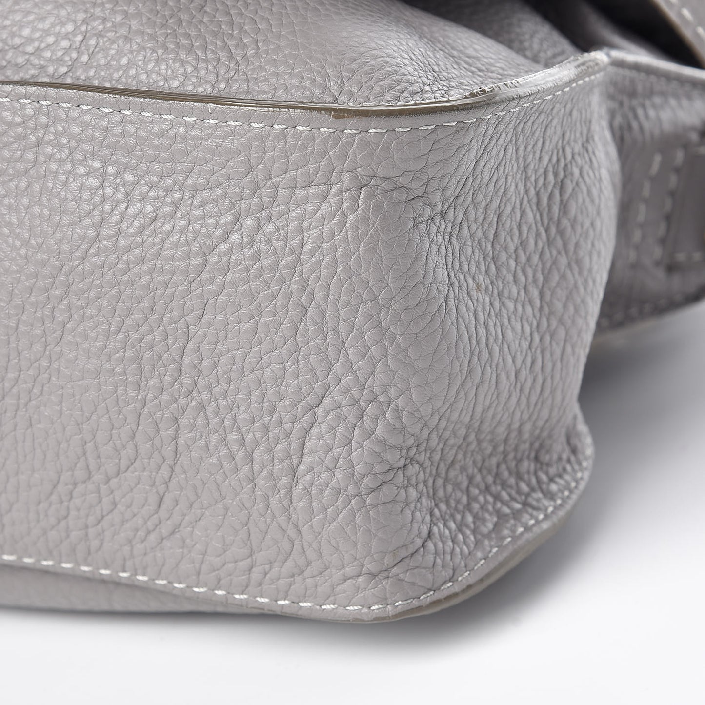 Calfskin Medium Marcie Top Handle Bag Cashmere Grey
