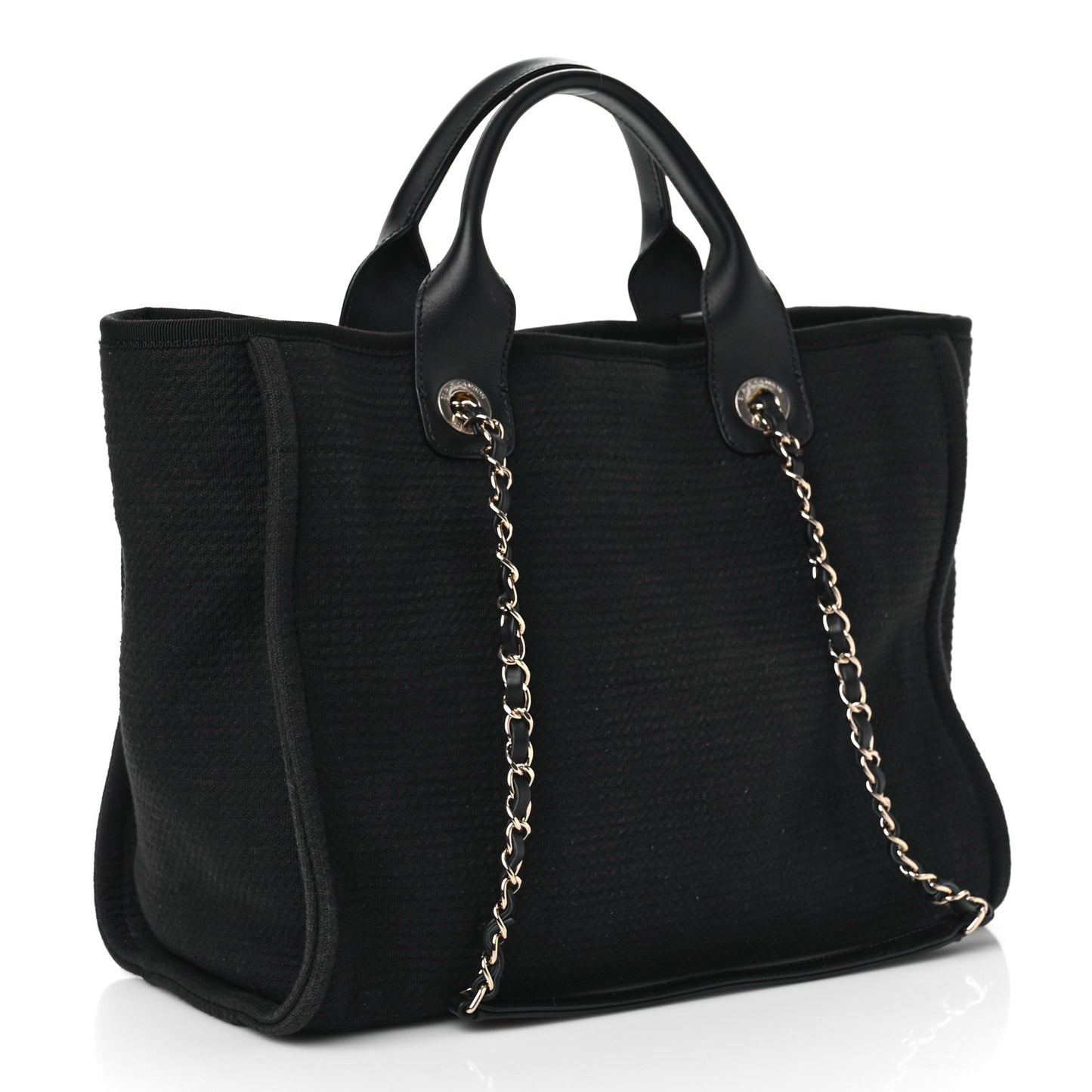 Mixed Fibers Small Deauville Tote Navy