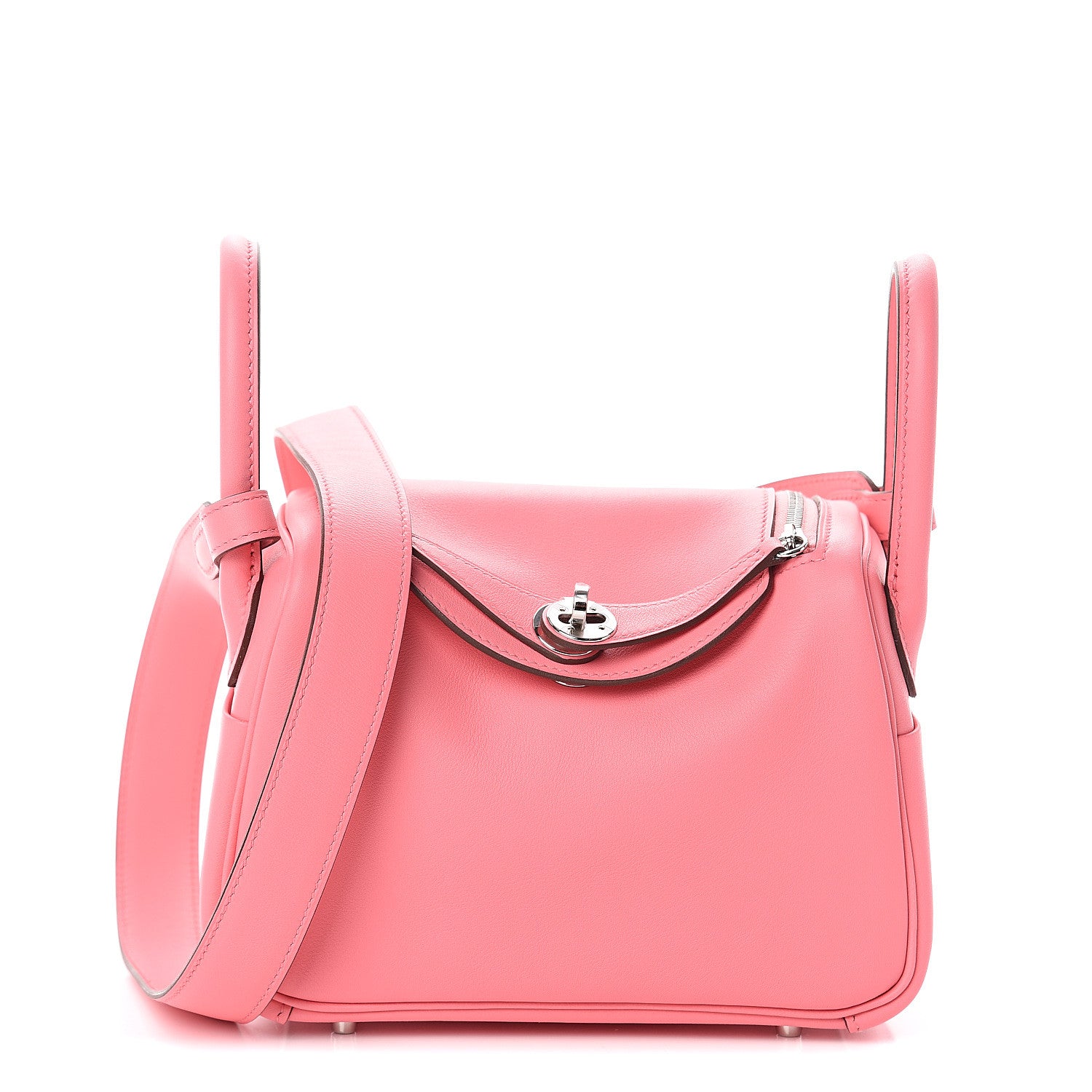 Hermes Swift Mini Lindy 20 Rose Ete 1 of 8
