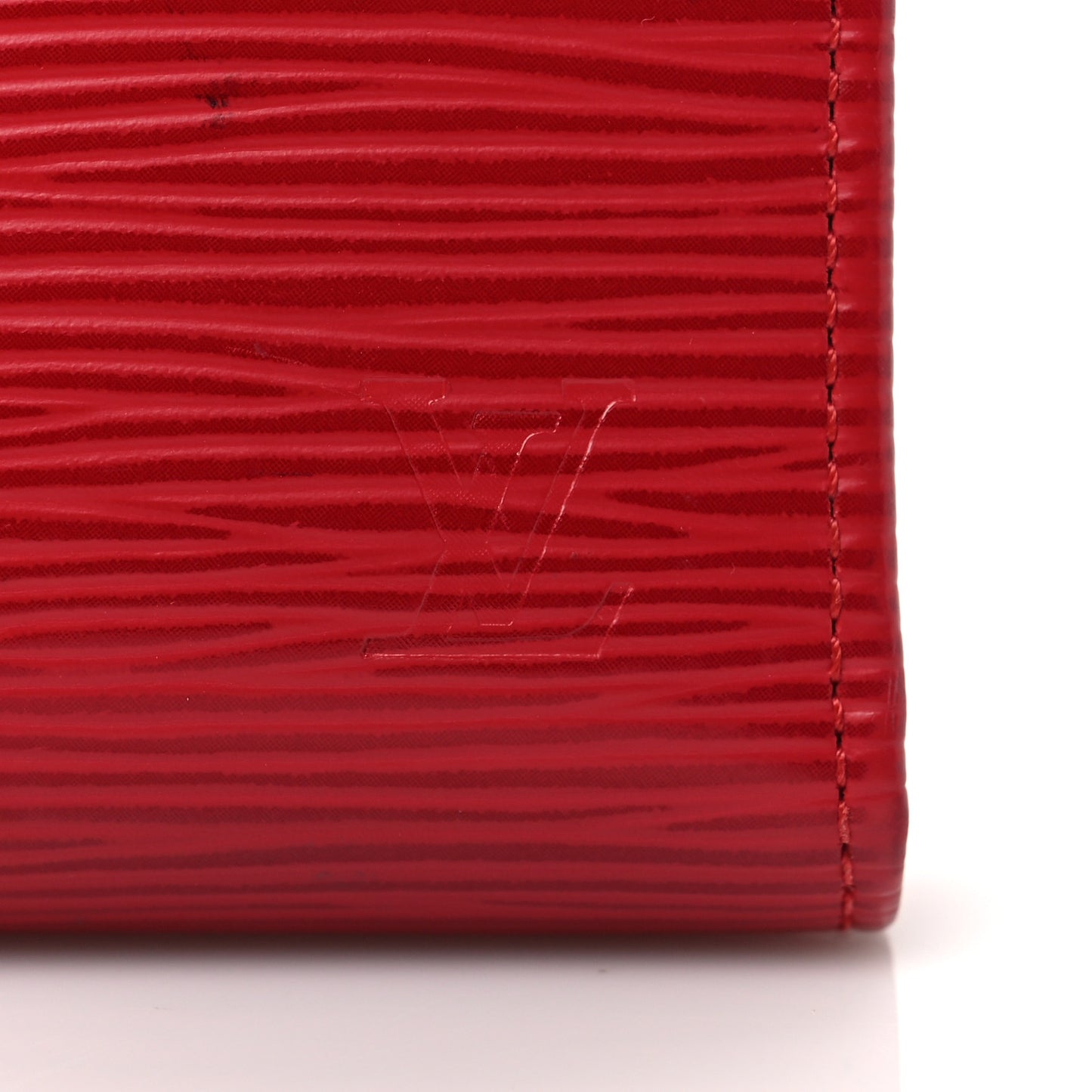 Epi French Purse Wallet Castillan Red