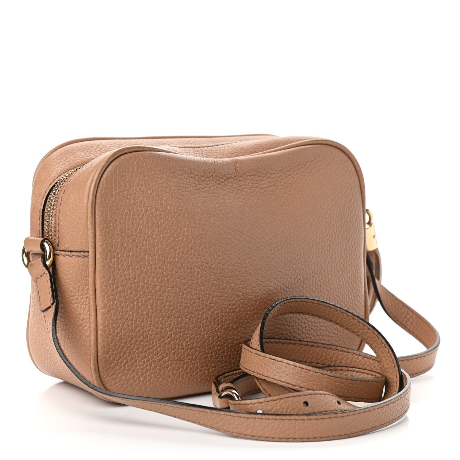 Gucci Pebbled Calfskin Small Soho Disco Bag Camelia 3 of 21