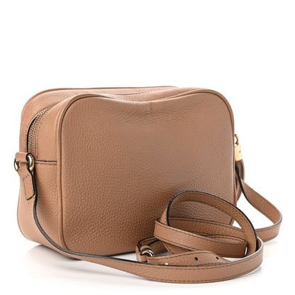 Gucci Pebbled Calfskin Small Soho Disco Bag Camelia 3 of 21