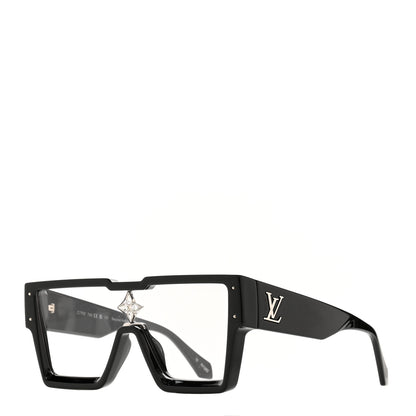 Louis Vuitton Acetate Swarovski Crystal Cyclone Sunglasses Z1790E Black 1 of 8