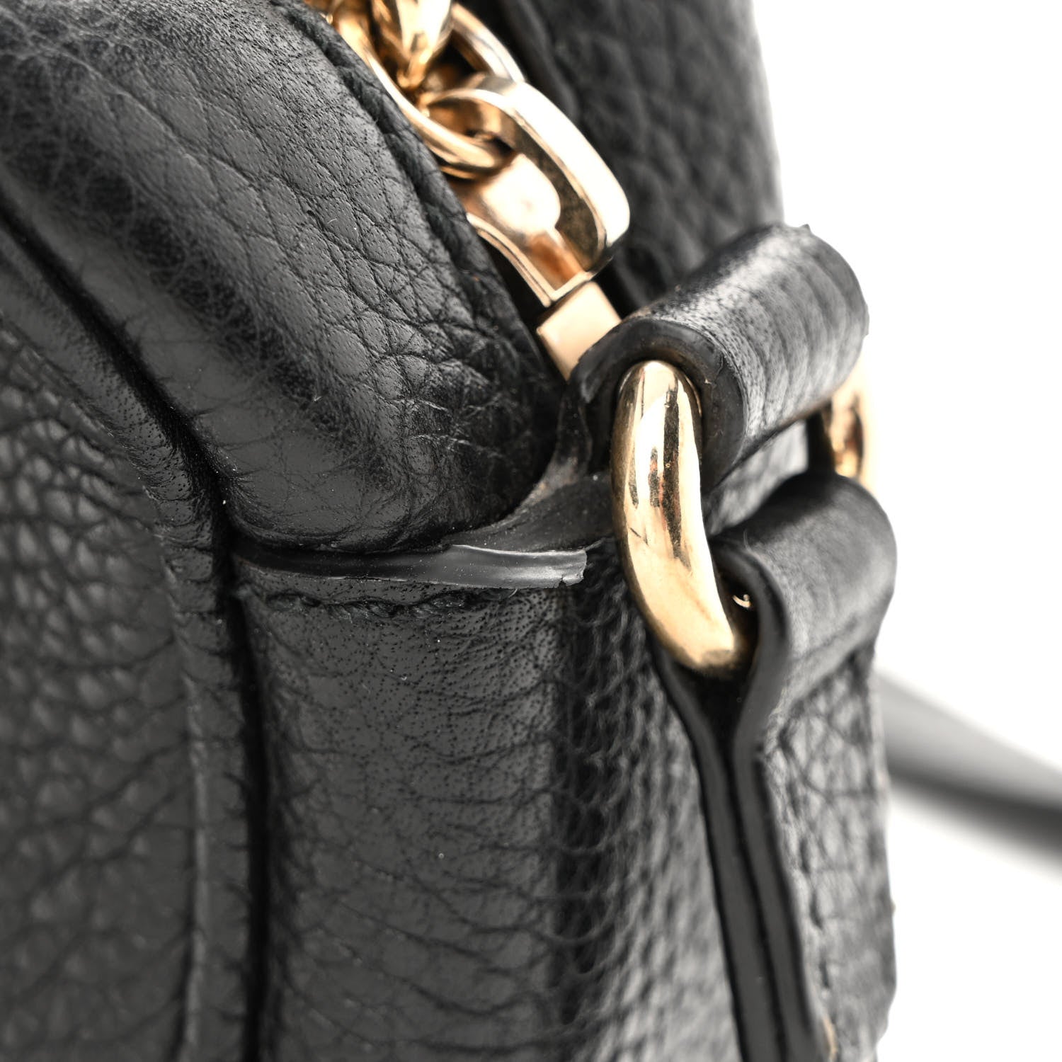 Gucci Pebbled Calfskin Small Soho Disco Bag Black 15 of 16