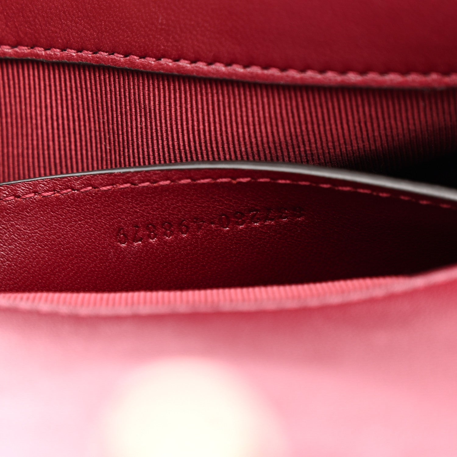 Gucci Lambskin Matelasse Small GG Marmont Shoulder Bag Rosso Ancora 7 of 12
