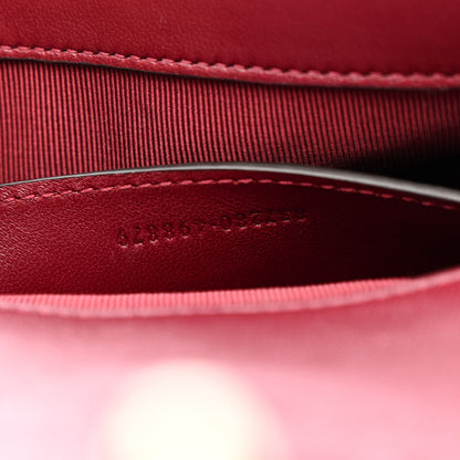 Gucci Lambskin Matelasse Small GG Marmont Shoulder Bag Rosso Ancora 7 of 12