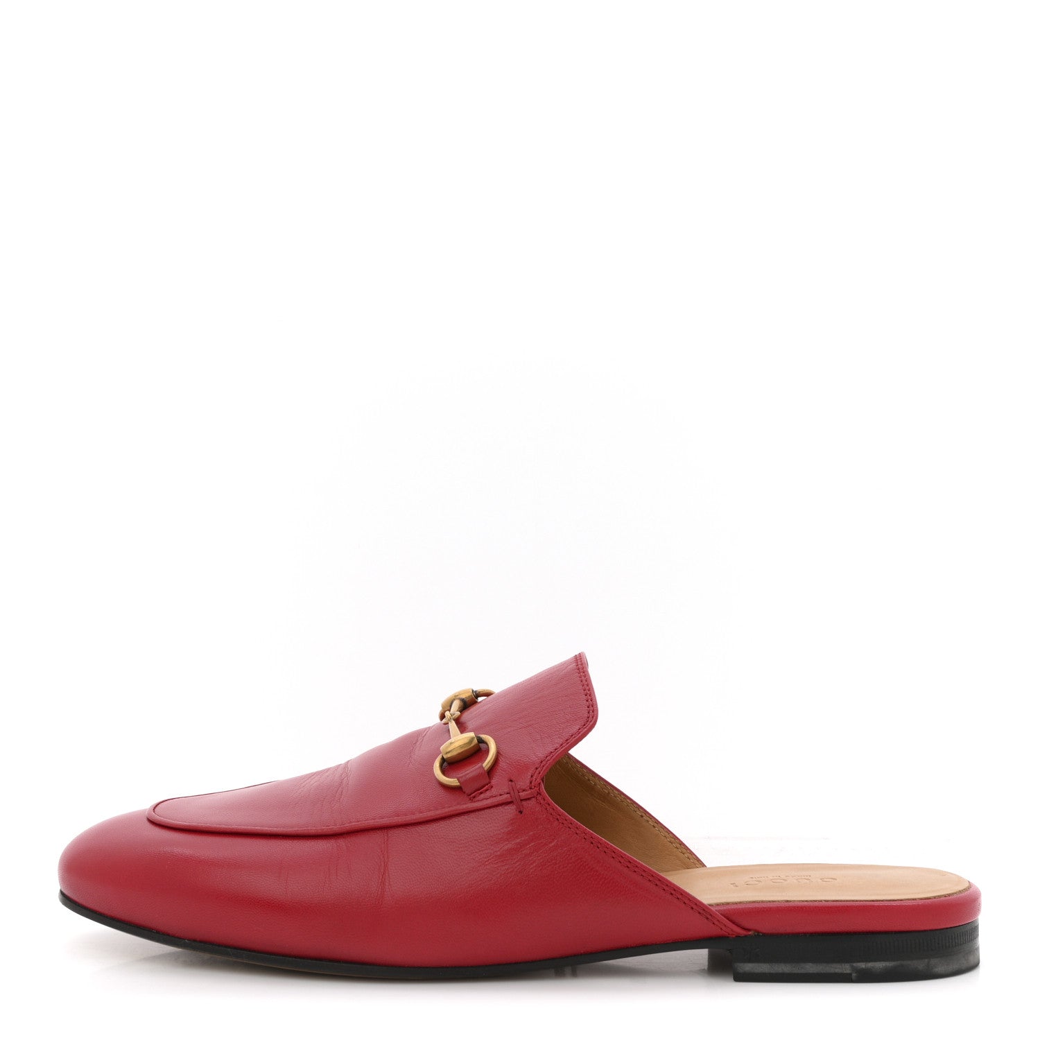 Gucci Malaga Kid Womens Princetown Slippers 39 Hibiscus Red 1 of 13