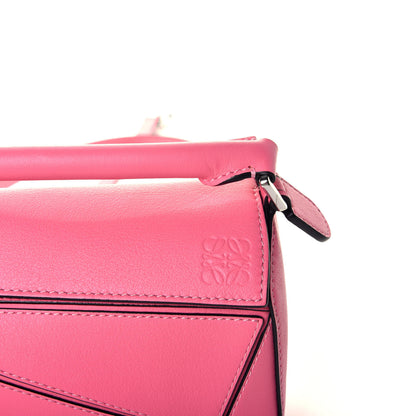 Loewe Calfskin Mini Puzzle Bag Wild Rose 9 of 10