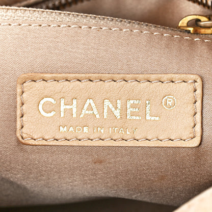 Chanel Lambskin Bubble Quilt Bowler Beige 6 of 11