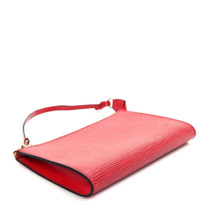 Louis Vuitton Epi Pochette Accessories 21 Castillan Red 7 of 19