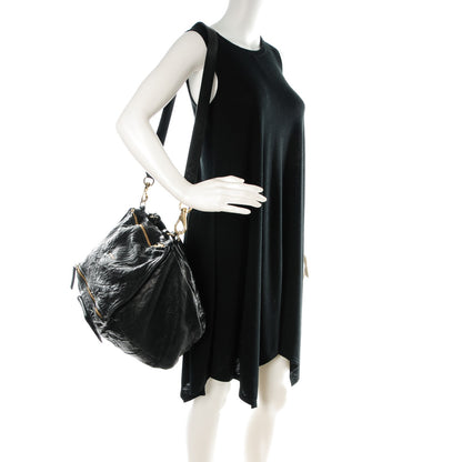 Givenchy Tumbled Sheepskin Large Pandora Black 2 of 9