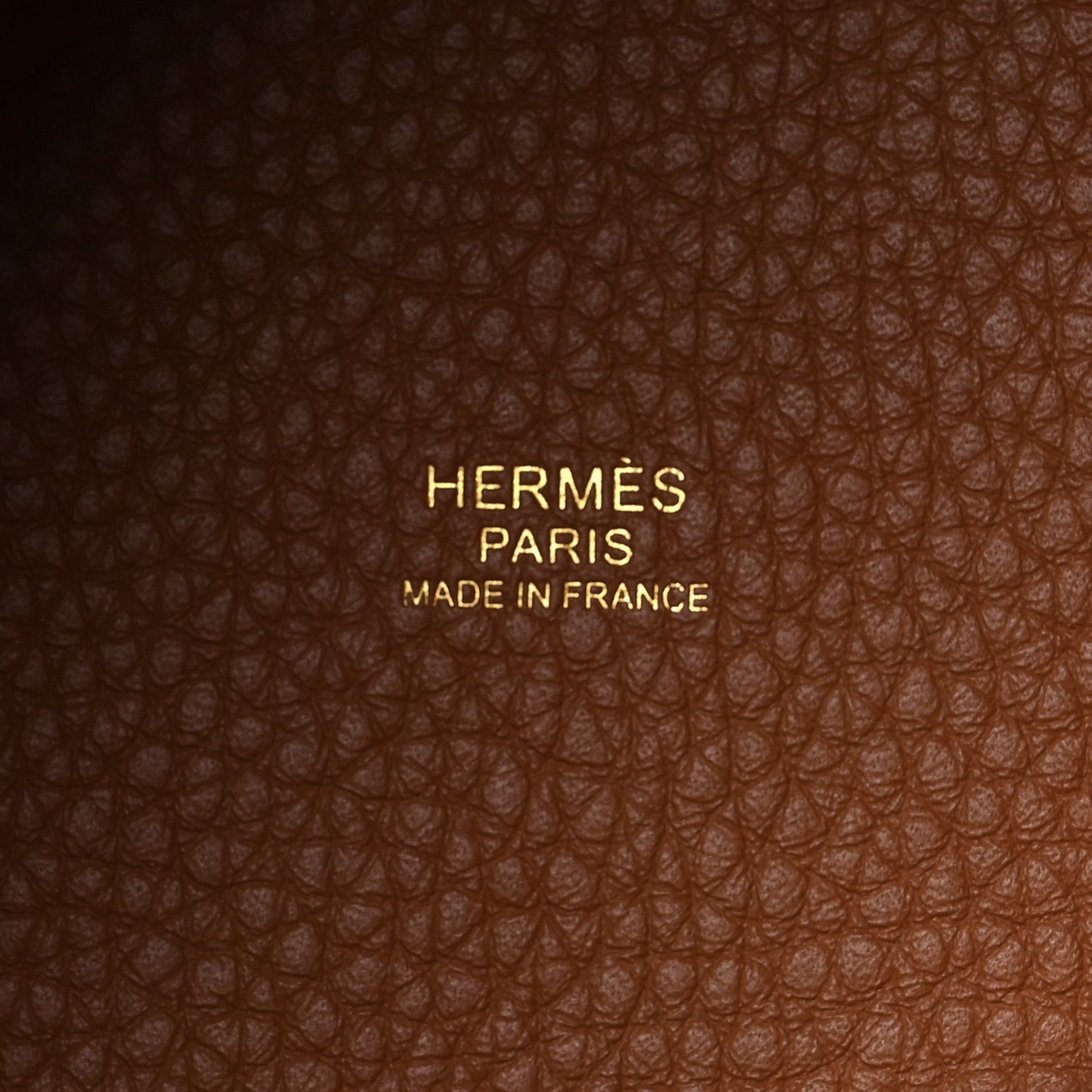 Hermes Taurillon Clemence Picotin Lock 22 MM Gold 6 of 13
