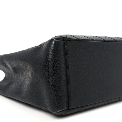 Chanel Caviar Quilted Grand Shopping Tote GST Black 8 of 9