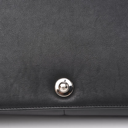 Chanel Calfskin Chevron Quilted New Medium Boy Flap Black 15 of 15