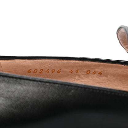 Gucci Malaga Kid Womens GG Marmont Loafers 41 Black 8 of 9