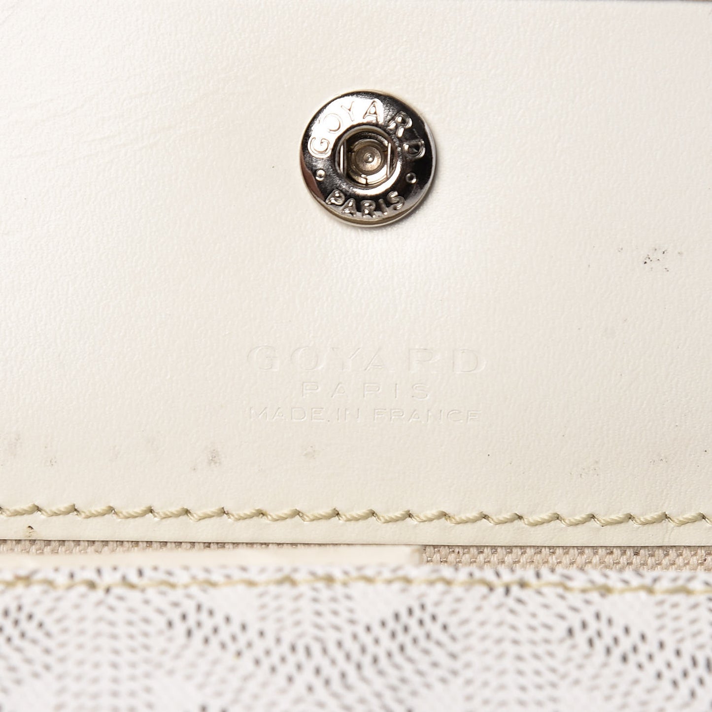 Goyardine Saint Louis PM White