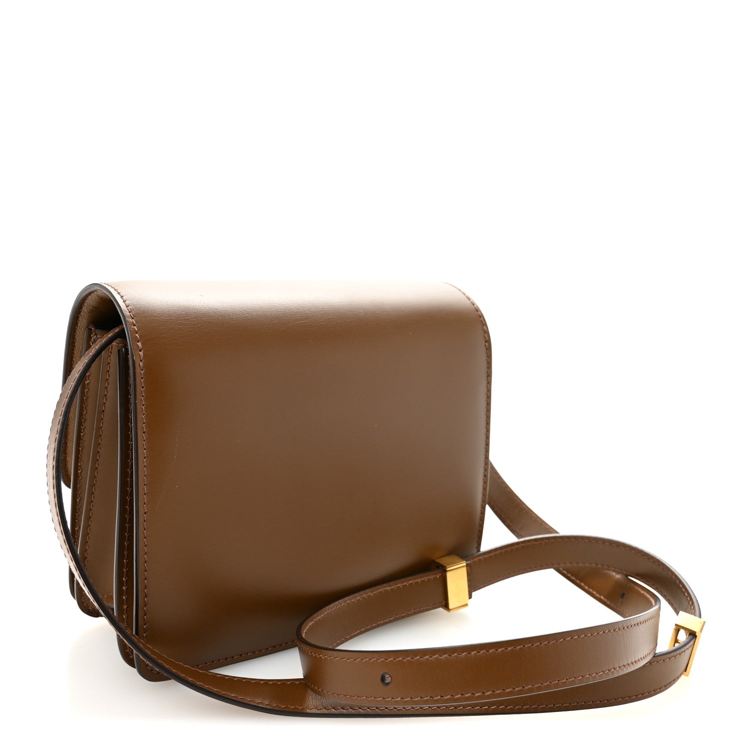 Celine Box Calfskin Small Classic Box Flap Bag Camel 1873969