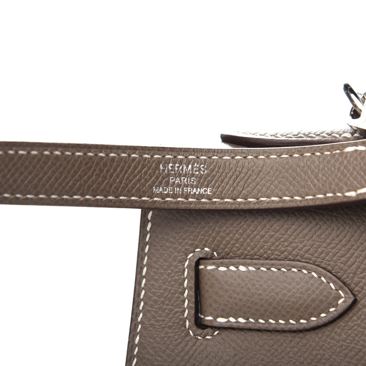 Hermes Epsom Kelly Sellier 32 Etoupe 10 of 12