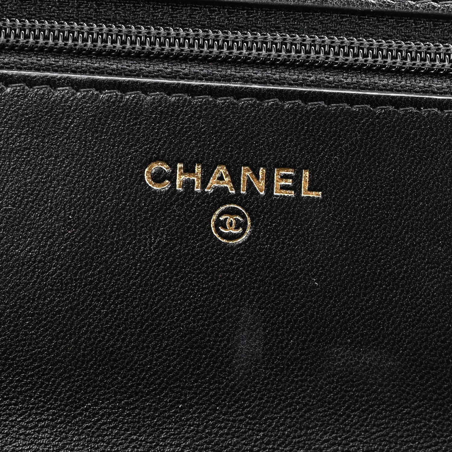 Chanel Lambskin Quilted Chanel 19 Wallet On Chain WOC Black 6 of 14