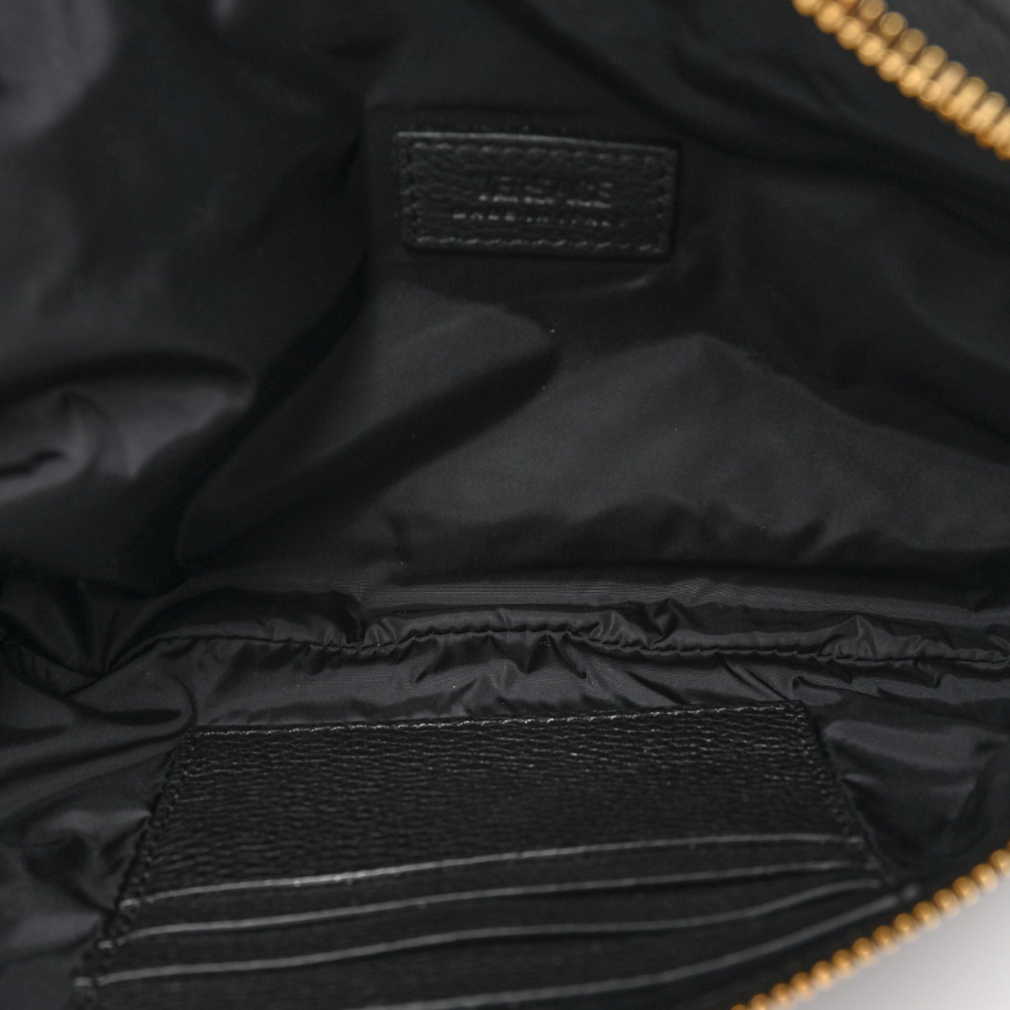 Grained Calfskin Vanitas Medea Belt Bag Black
