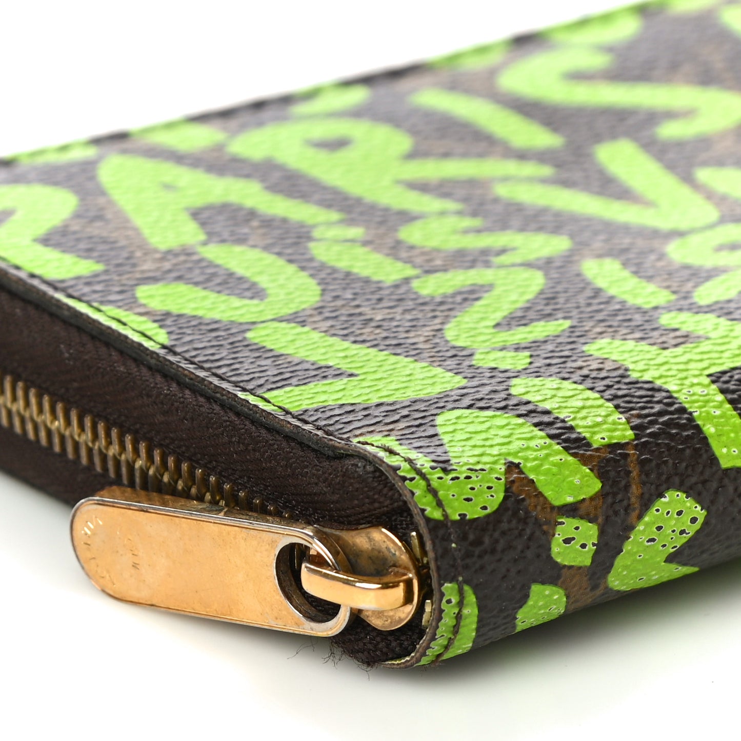 Monogram Graffiti Zippy Wallet Green
