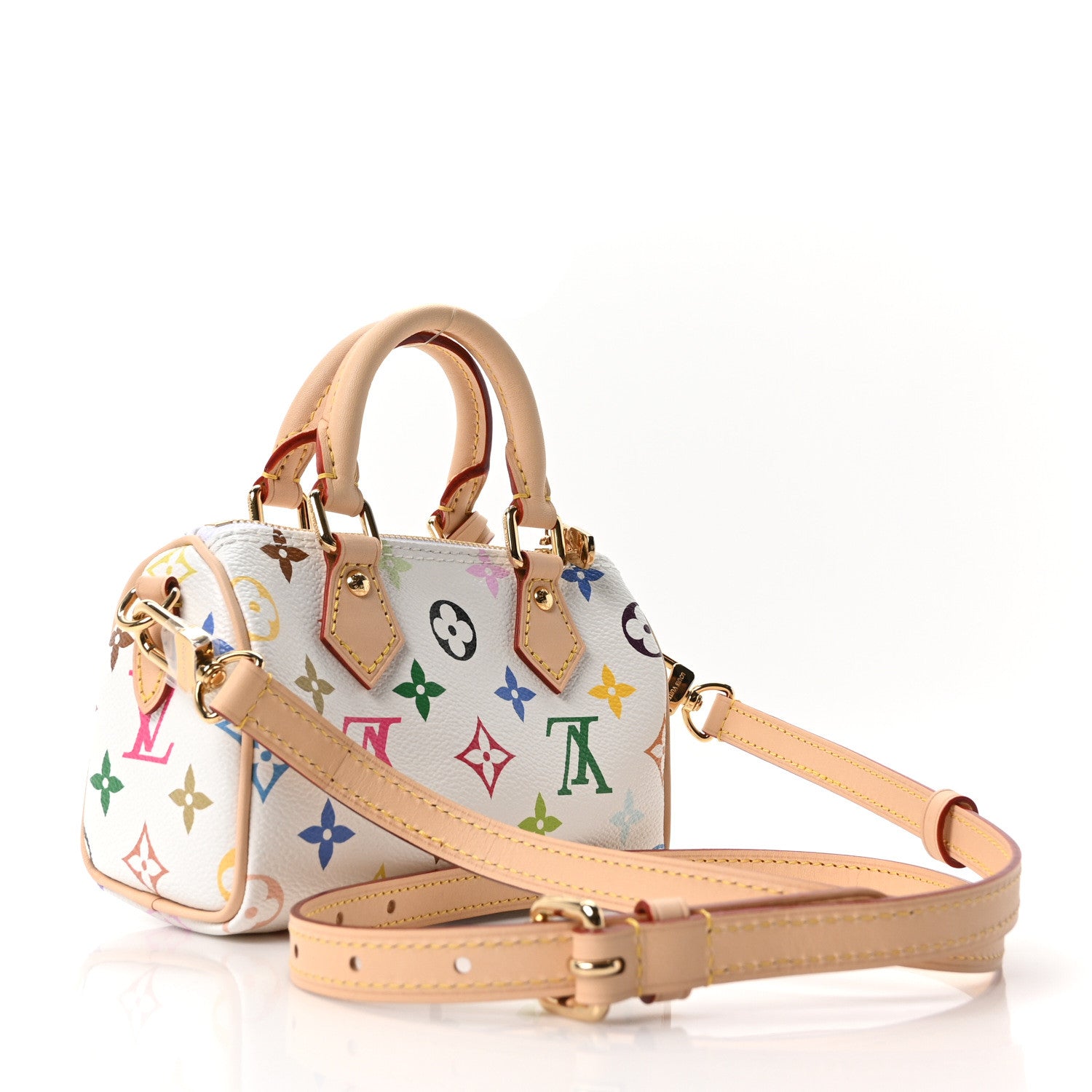 Louis Vuitton LV X TM Monogram Multicolor Nano Speedy White 2 of 9