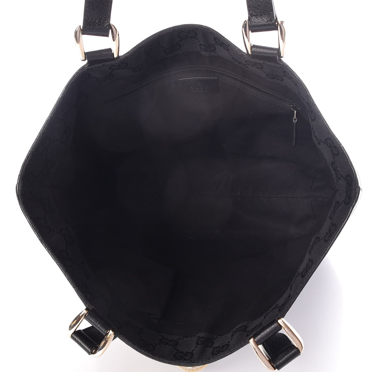 Calfskin Abbey Tote Black