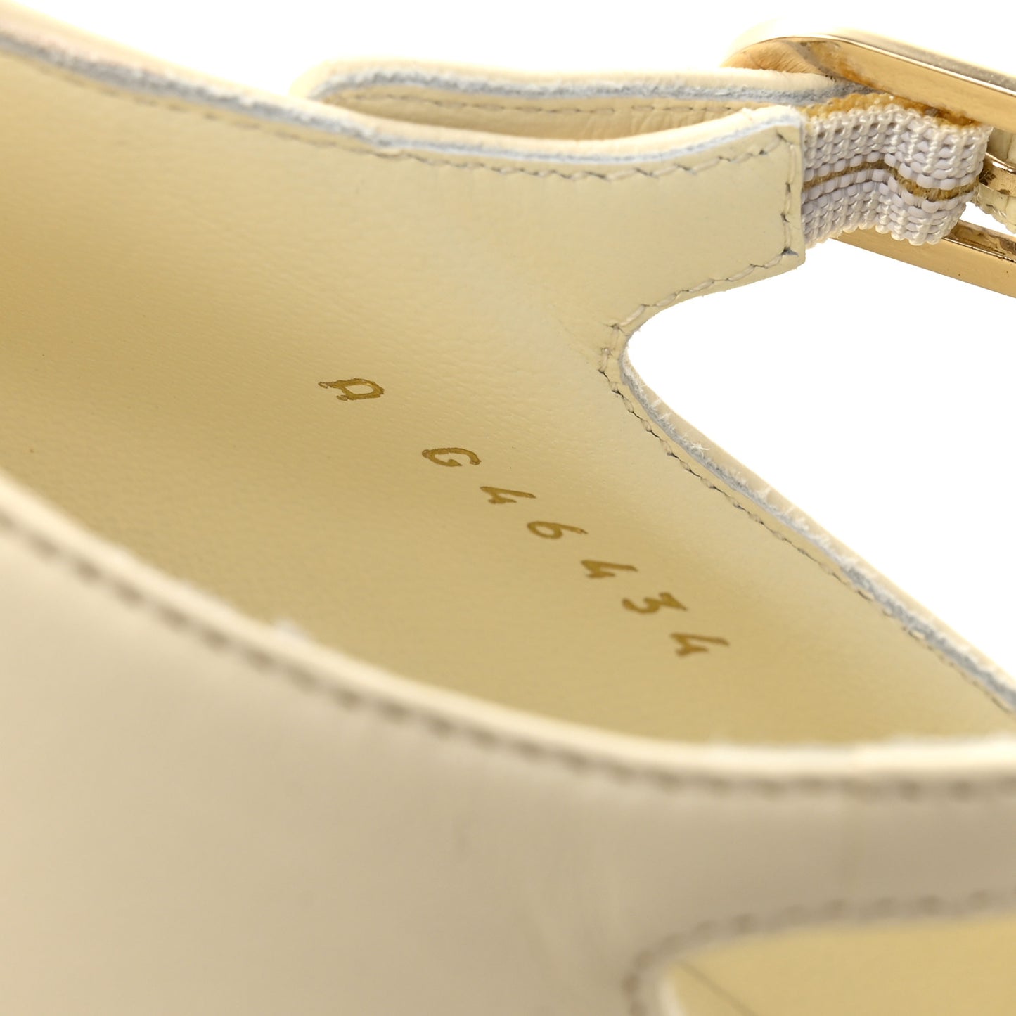 Lambskin Grosgrain Mary Jane Platform Pumps 38 Ivory Black