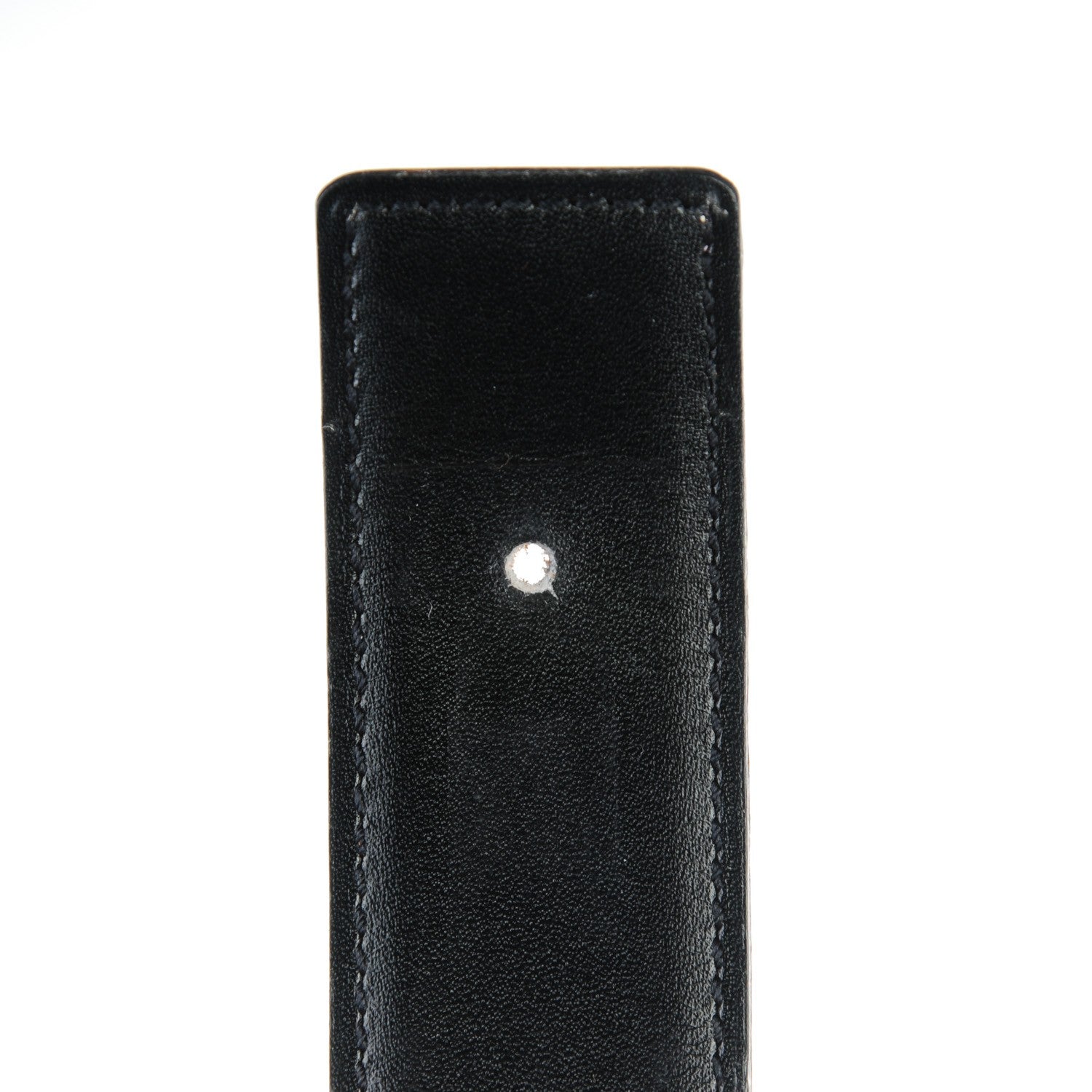 Hermes Box Courchevel 32mm H Belt 65 Black Gold 6 of 9