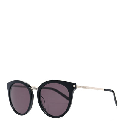 Saint Laurent Acetate Sunglasses SL 123/K Black 1 of 11