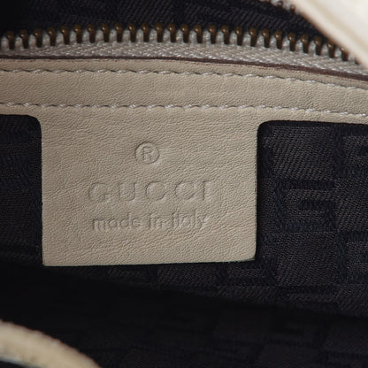 Gucci Calfskin Drawstring Hobo White 6 of 10