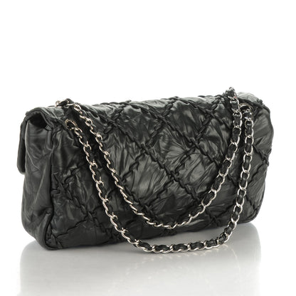Chanel Calfskin Ultra Stitch Oversize Flap Black 3 of 7