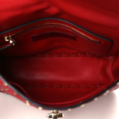 Valentino Garavani Nappa Medium Rockstud Spike Shoulder Bag Rosso Valentino 5 of 9