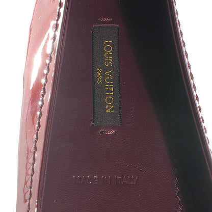 Louis Vuitton Patent Oxford Ballerina Flats 10 Amarante 6 of 7