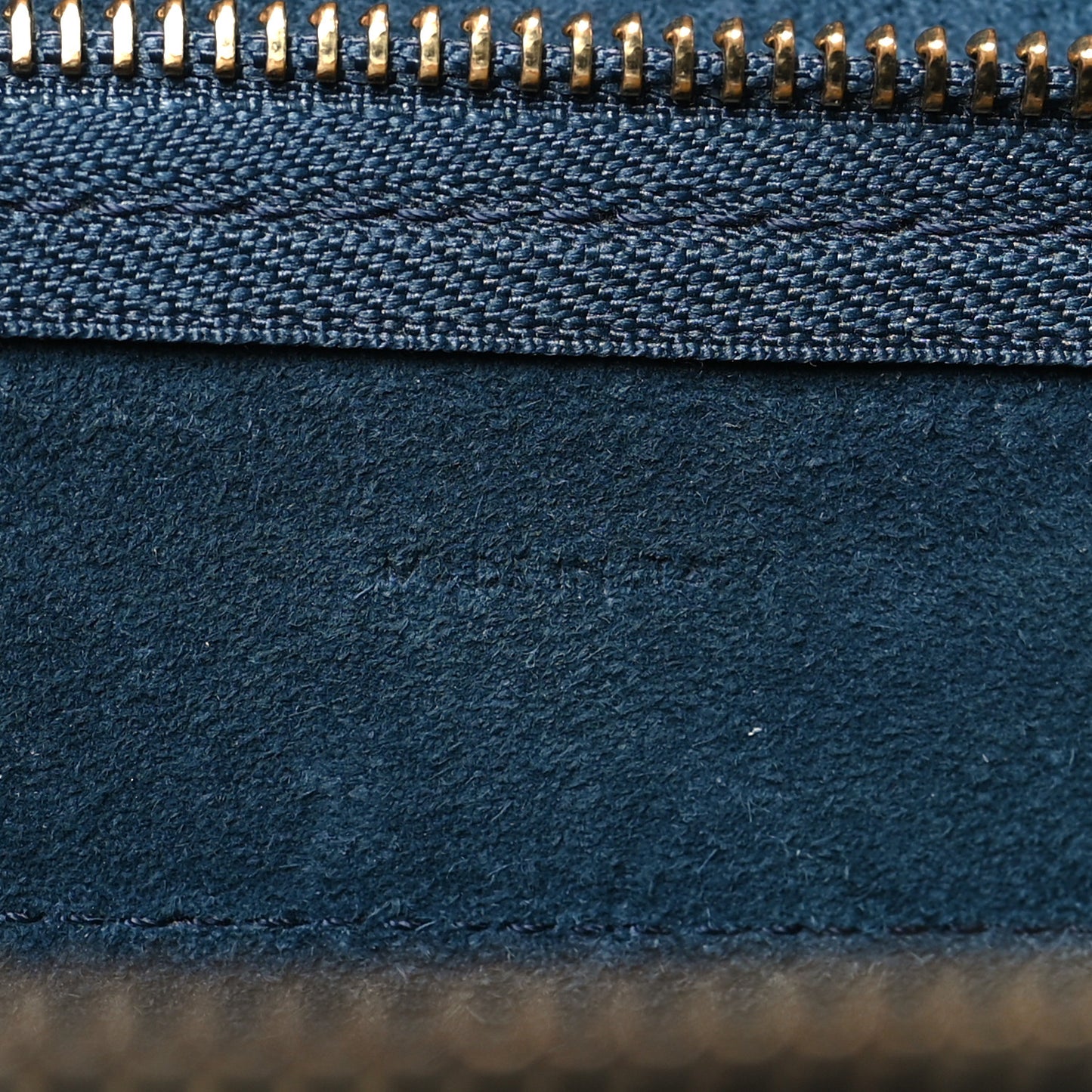 Grained Calfskin Nano Belt Bag Abyss Blue