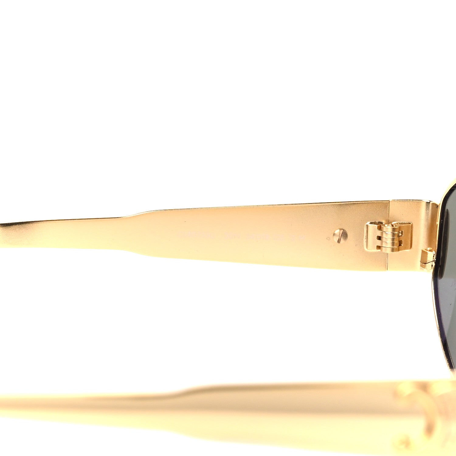 Celine Metal Triomphe 01 Sunglasses CL40235U Gold Green 5 of 7