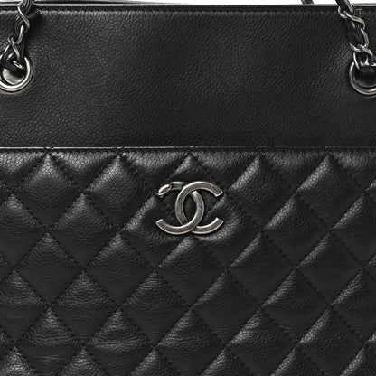 Chanel Caviar Quilted Urban Companion Shopping Tote Black 7 of 10