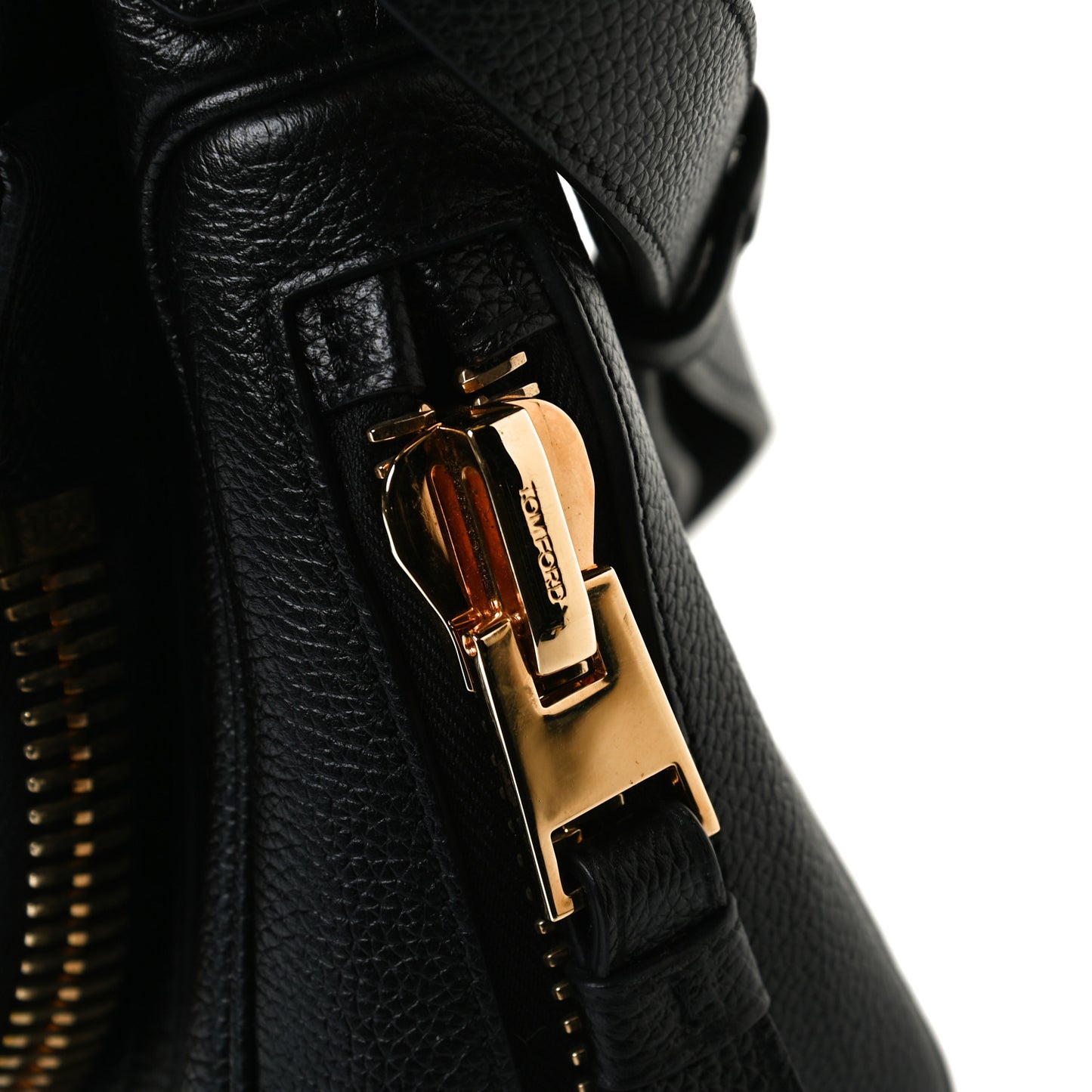 Grained Calfskin Medium Jennifer Crossbody Bag Black