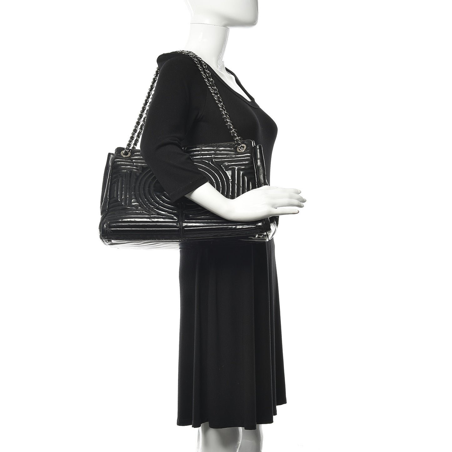 Vinyl Coco Ming Tote Black