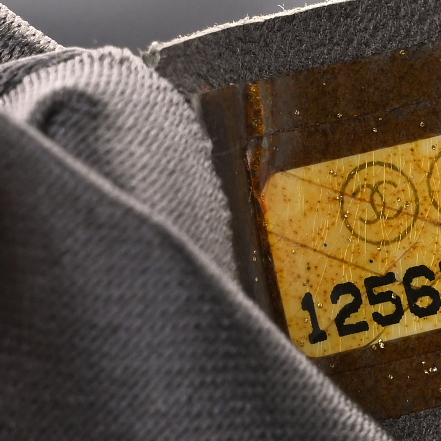 Lambskin Crochet Embroidered Shoulder Bag Black