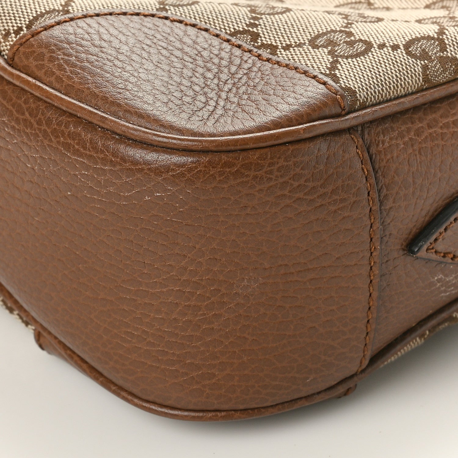 Gucci Monogram Mini Bree Messenger Bag Beige Tabacco 10 of 11