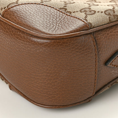 Gucci Monogram Mini Bree Messenger Bag Beige Tabacco 10 of 11