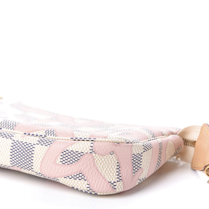 Louis Vuitton Damier Azur Tahitienne Mini Pochette Accessories 7 of 10