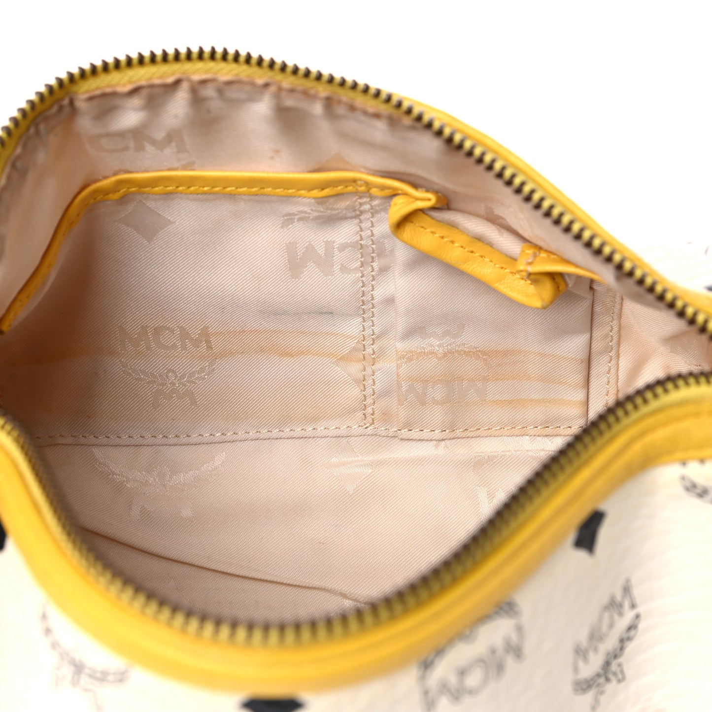 Visetos Barrel Bag White Yellow